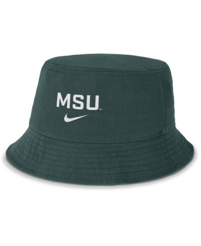 Nike Мужская панама Michigan State Spartans Apex Primetime, зеленая