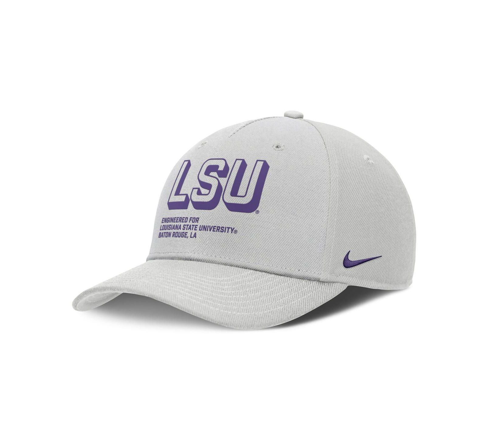 Мужская кепка Nike Gray LSU Tigers 2025 Sideline Dust Adjustable Hat