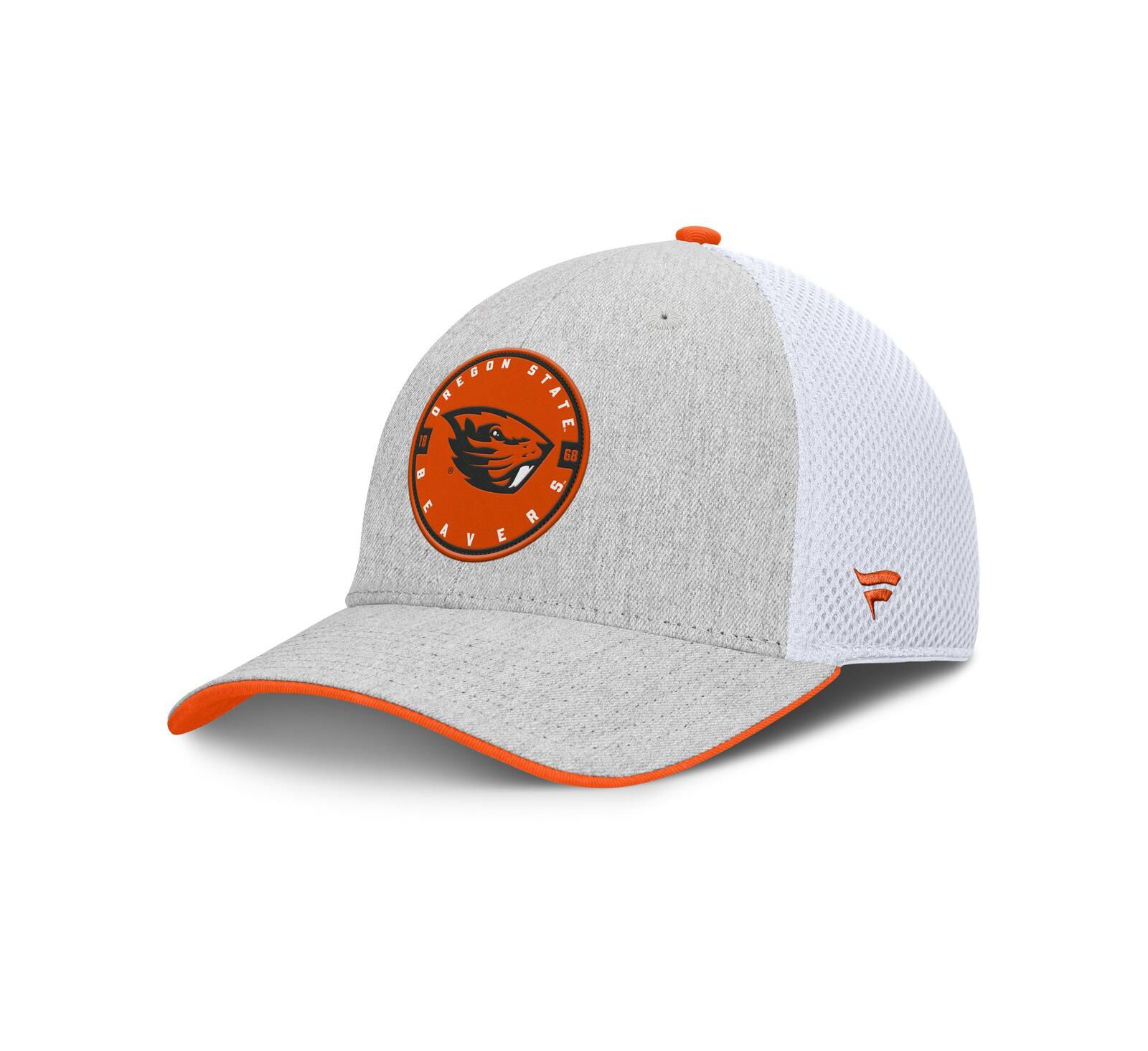 Мужская бейсболка Fanatics Oregon State Beavers Trigger Flex Heather Gray
