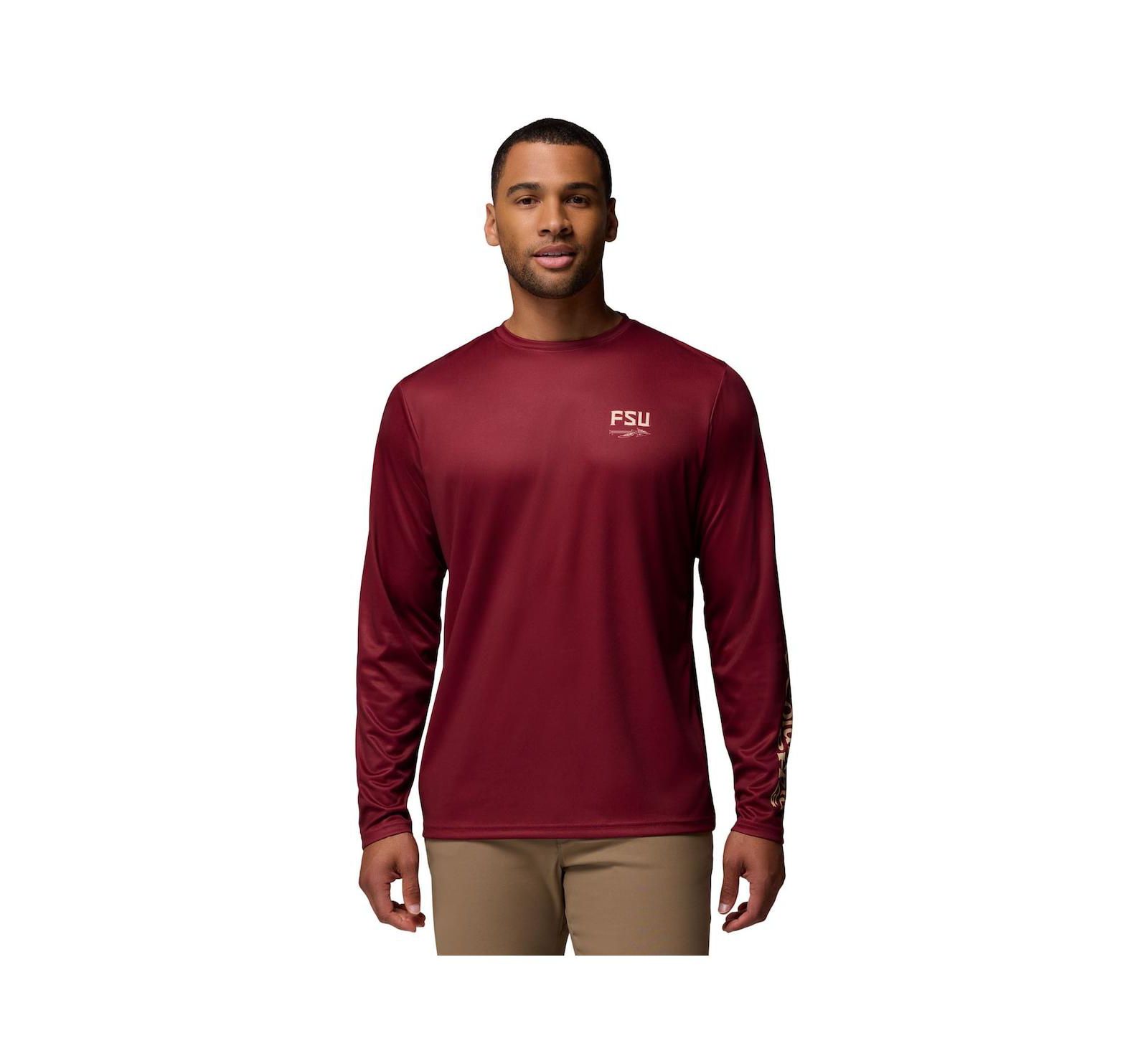 Columbia Men's Garnet Florida State Seminoles PHG Terminal Shot 3-Hit Long Sleeve T-Shirt
