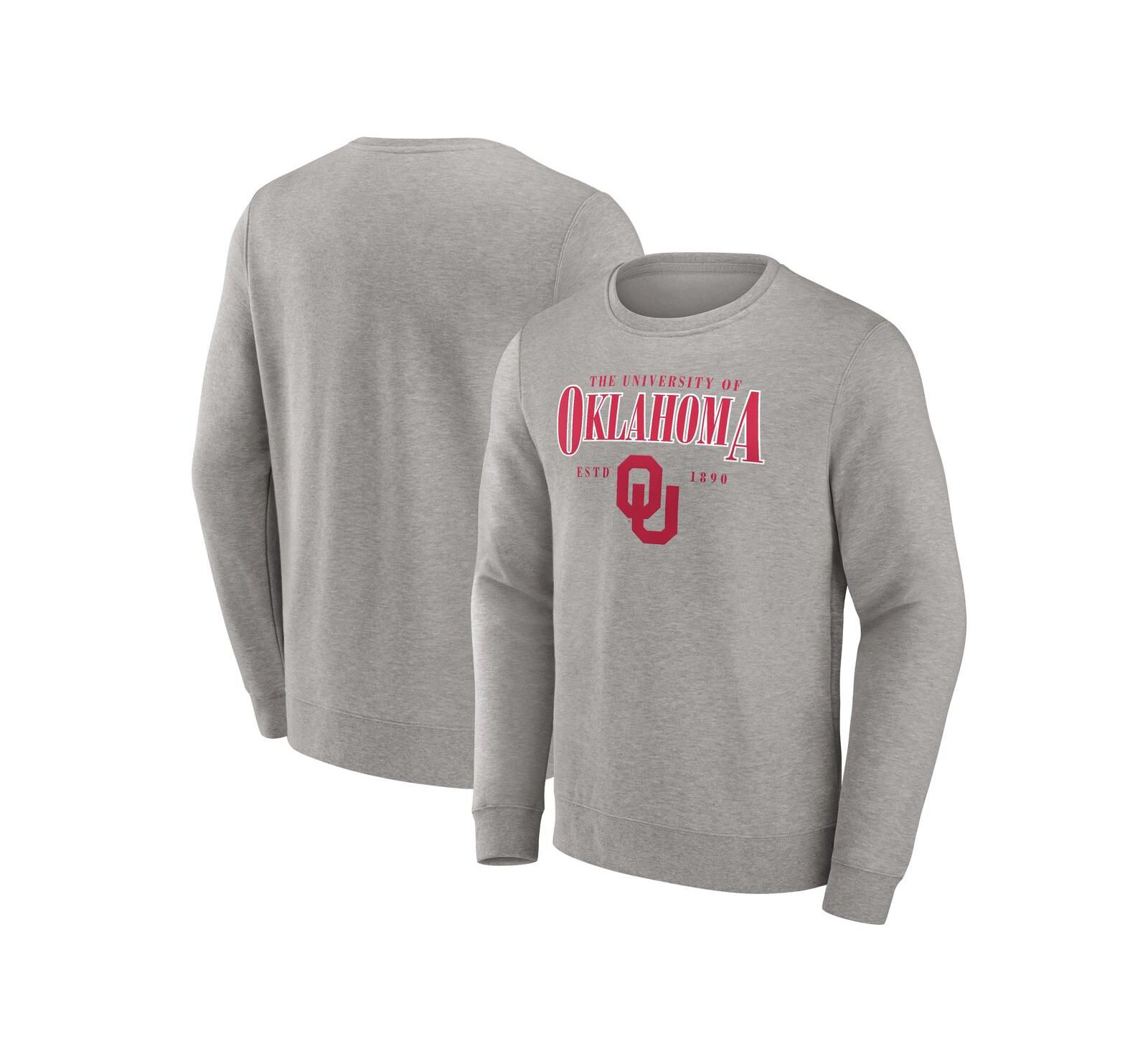 Fanatics Мужской свитшот Oklahoma Sooners True Classics Act Fast Fleece Pullover