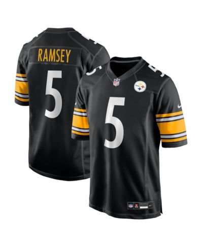 Nike Мужская игровая джерси Jalen Ramsey Pittsburgh Steelers, черная
