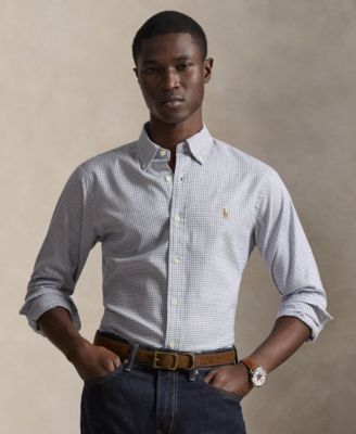 Мужская рубашка Polo Ralph Lauren из мягкого хлопка в полоску
