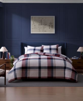 Комплект из 3 предметов Tommy Hilfiger Prospect Park Plaid Cotton, Full/Queen