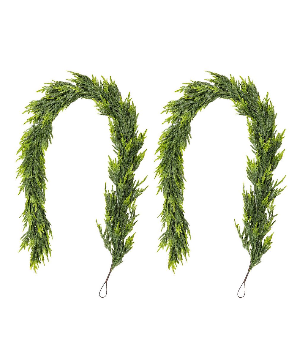 Гирлянда Glitzhome Christmas Greenery Dripping, 2 шт