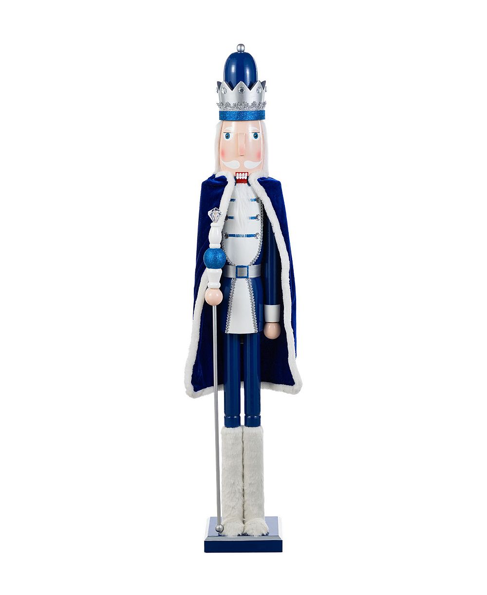 Glitzhome деревянный Щелкунчик Christmas King 42"