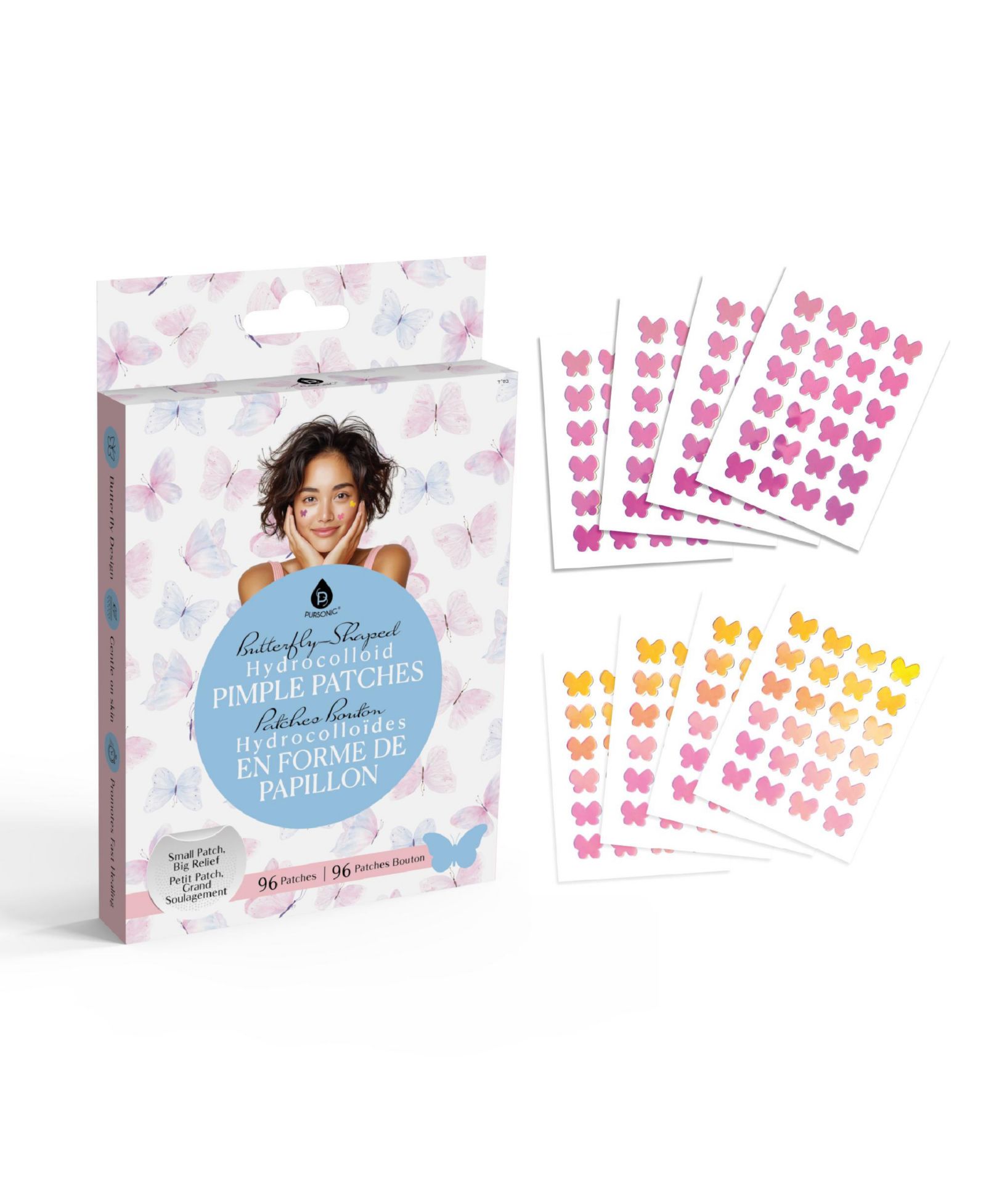 Pursonic патчи от прыщей Butterfly Hydrocolloid