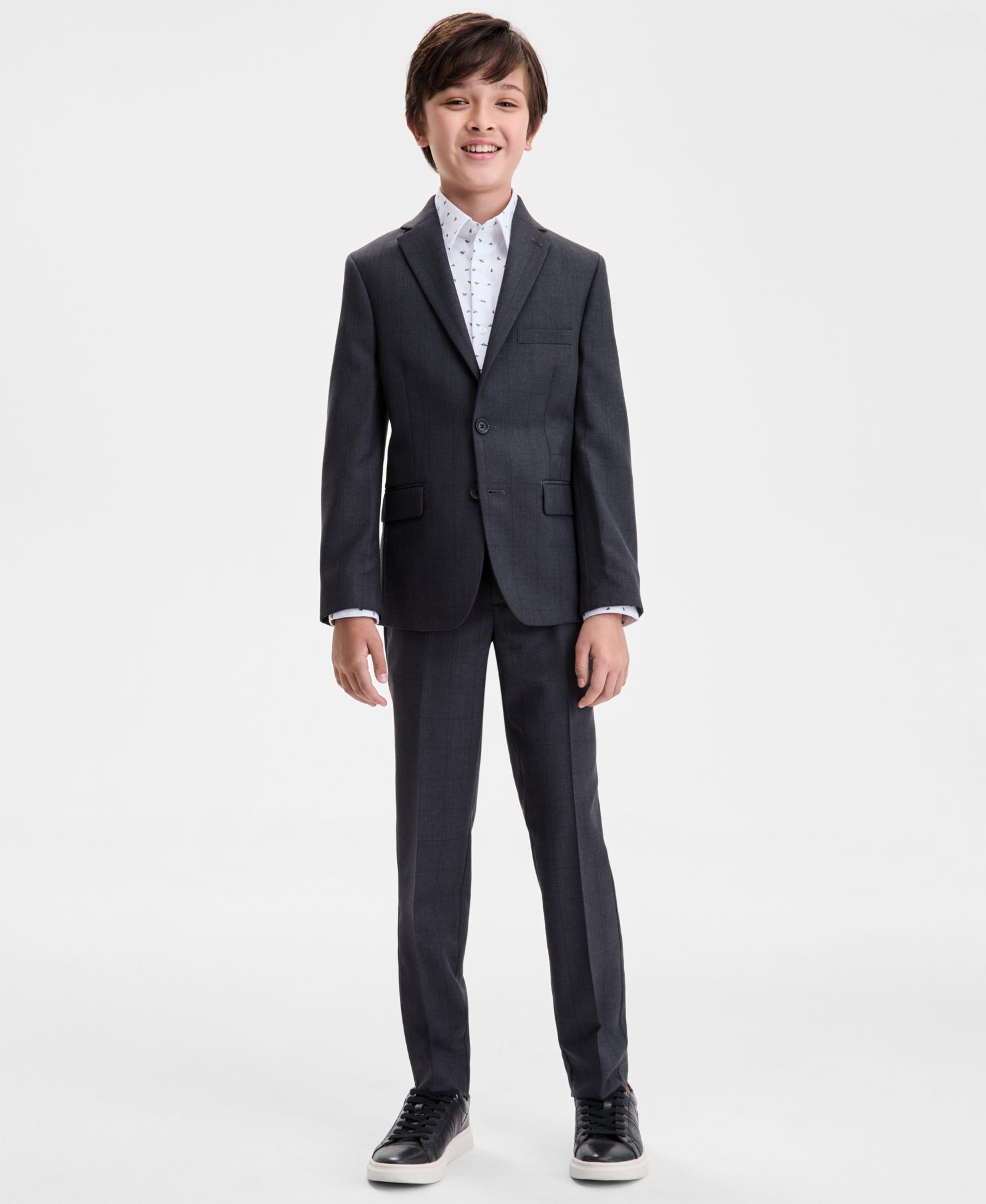 Kenneth Cole Reaction костюм для мальчиков с принтом Windowpane, 2-piece set