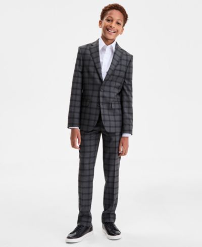Костюм Kenneth Cole Reaction Big Boys' Plaid Pattern, 2-Piece Set