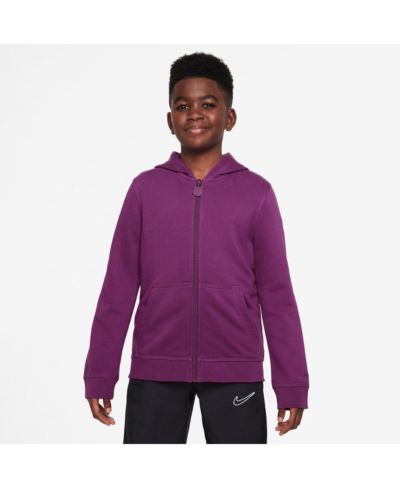 Nike куртка Nike Big Boys and Girls Purple Barcelona 2025/26 Club Full-Zip Hooded