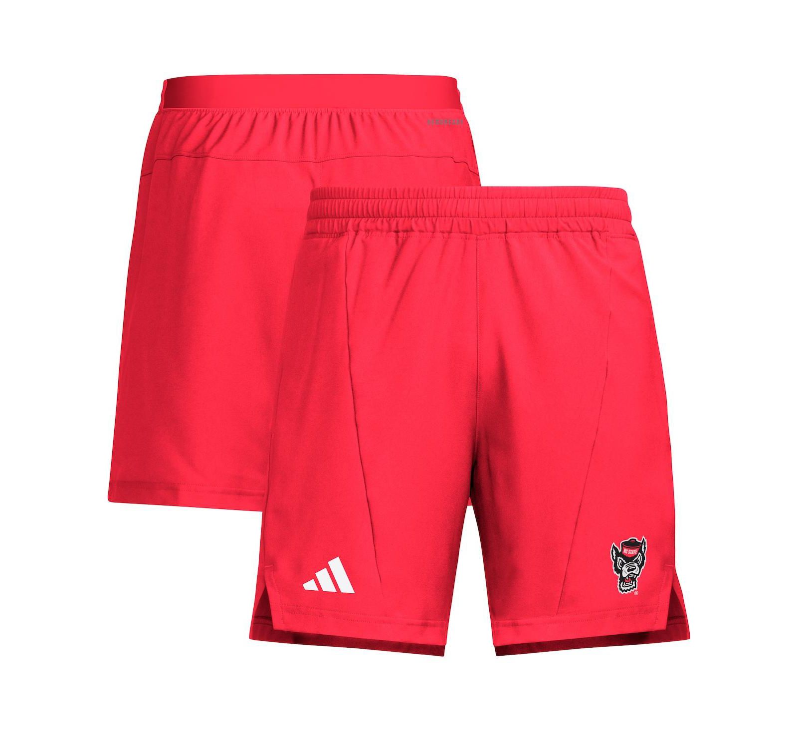 Adidas Men's Red NC State Wolfpack Program Woven Training Shorts