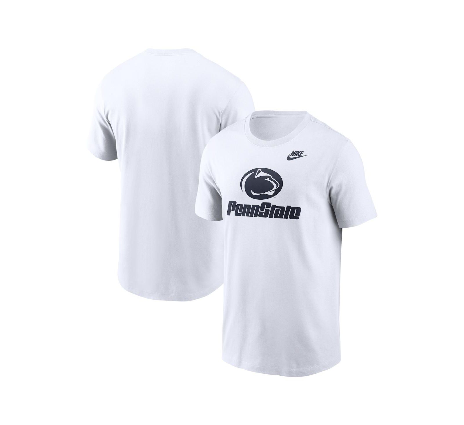 Nike Мужская белая футболка Penn State Nittany Lions Unyielding Spirit Vault