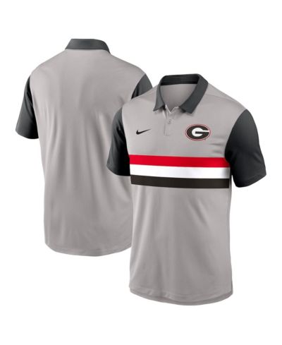 Nike Men's Gray/Black Georgia Bulldogs Vapor Performance Polo Shirt