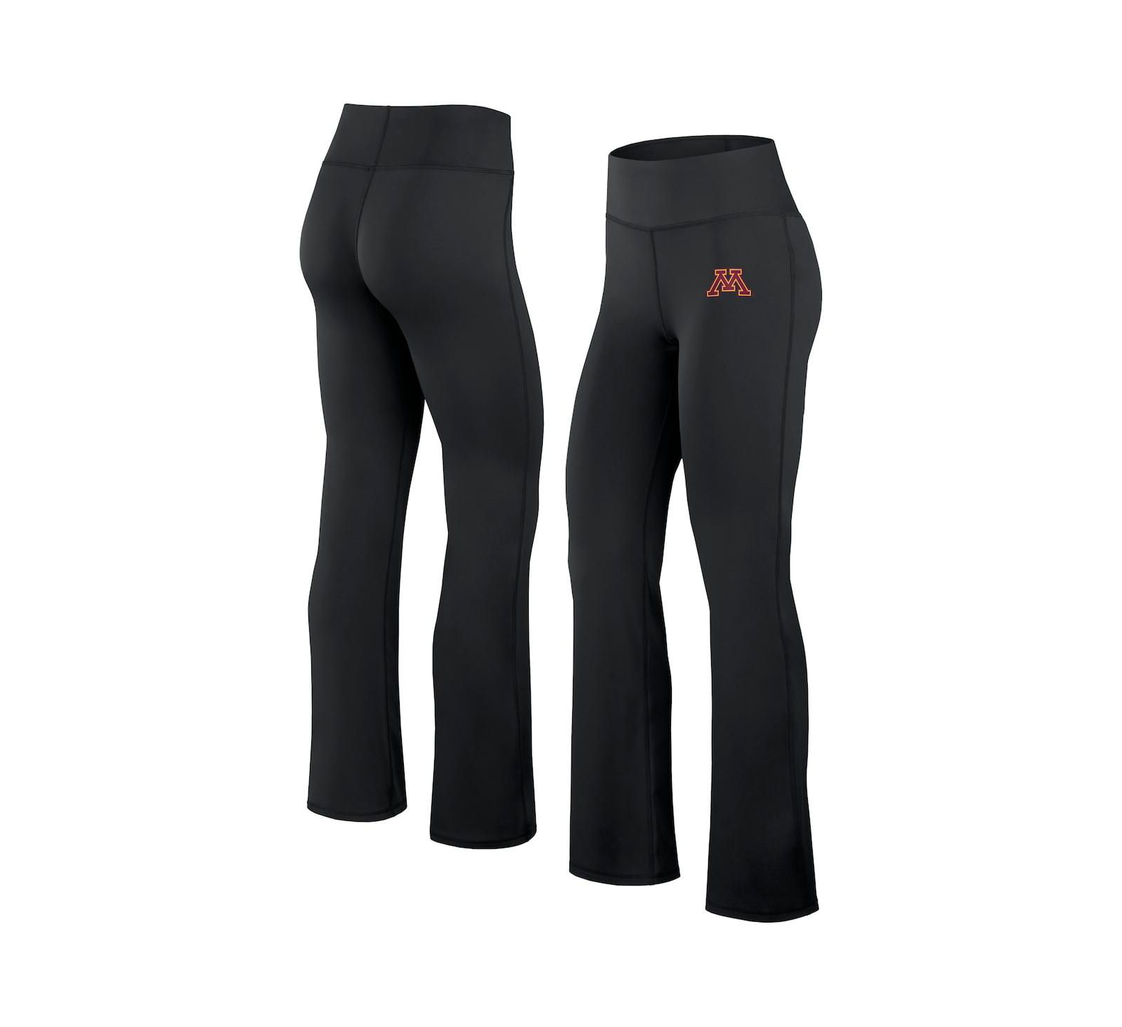 Fanatics Women's Black Minnesota Golden Gophers Training Camp Maxed Out Flare Leggings