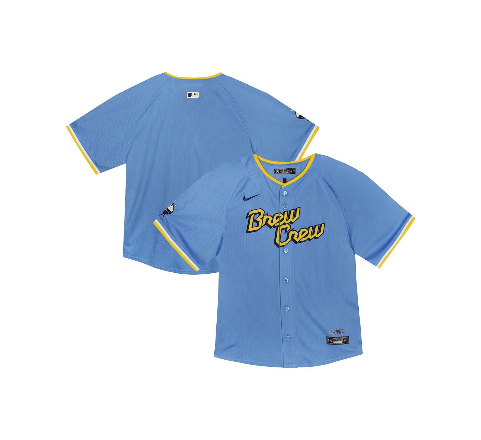 Детская джерси Nike Milwaukee Brewers City Connect Team Limited, синяя