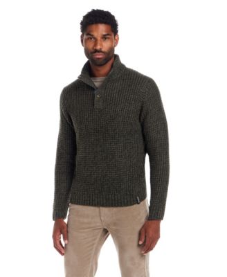 Weatherproof Vintage Men's Textured Mixy Mockneck Sweater
