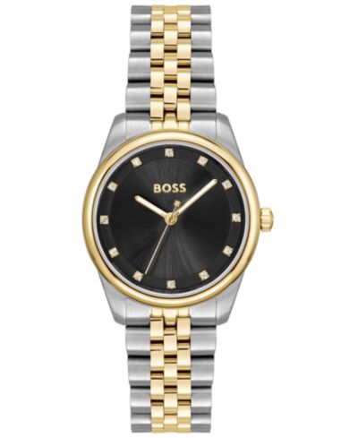 Hugo Boss Женские часы Graceful Precious Quartz Two Tone Stainless Steel 32mm