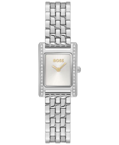 Hugo Boss Women's Lucy Precious Quartz Basic Mini Stainless Steel Watch, 18.50mm