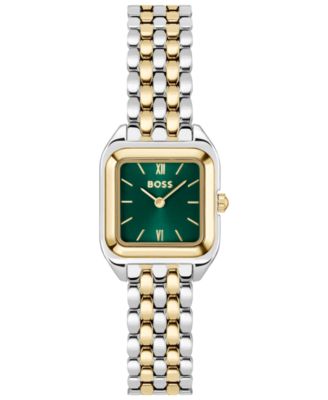 Hugo Boss Женские часы Mae Petite Quartz с двухцветным стальным браслетом, 22mm