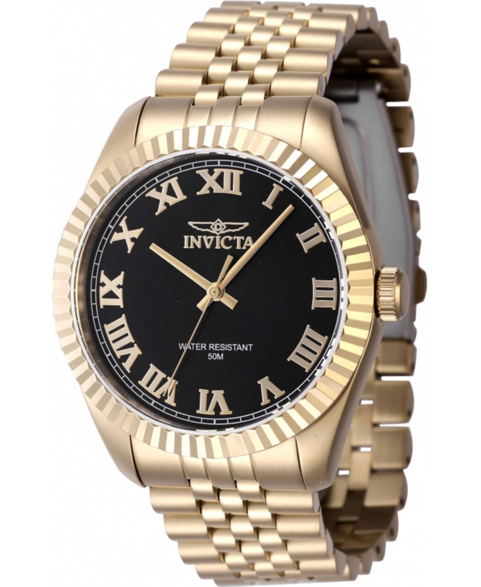 Invicta Мужские часы Quartz 47405 с черным циферблатом