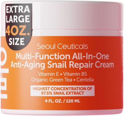 Крем-восстановление с муцином улитки Seoul Ceuticals Korean Skin Care Anti-Aging, 4 oz.