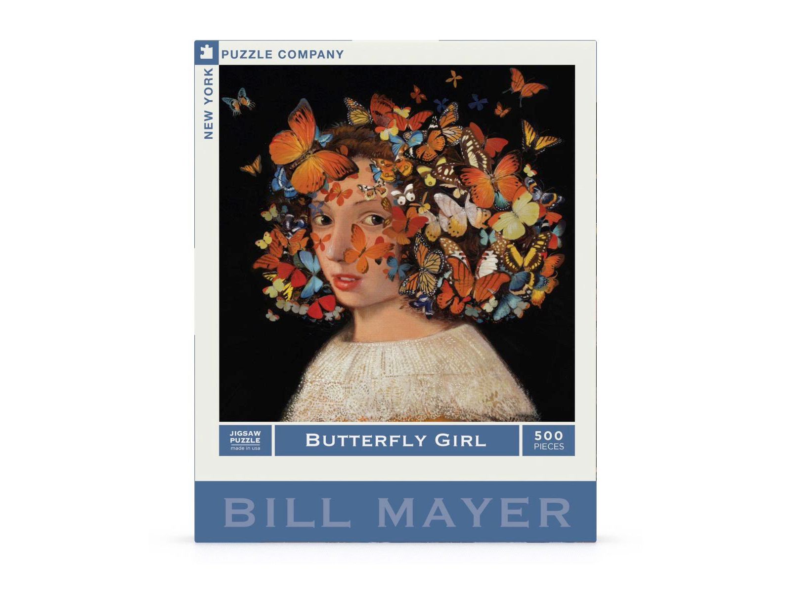 New York Puzzle Company пазл Butterfly Girl, 500 деталей
