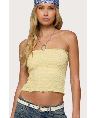 Женский топ Edikted Emmet Strapless Scrunch