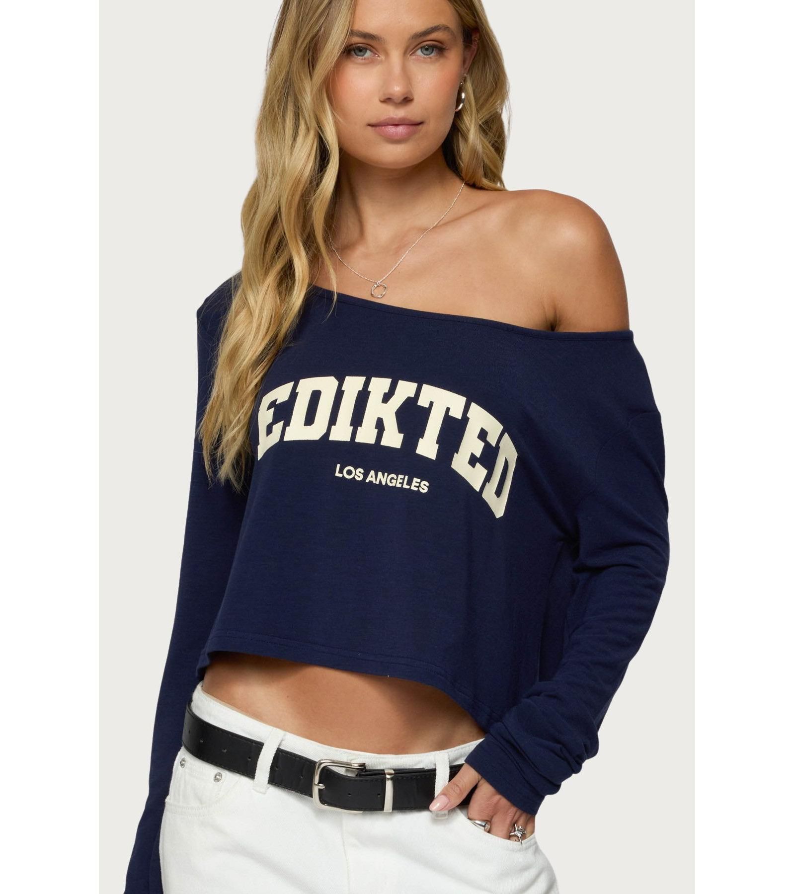 Edikted Women's La Babe Off Shoulder Top