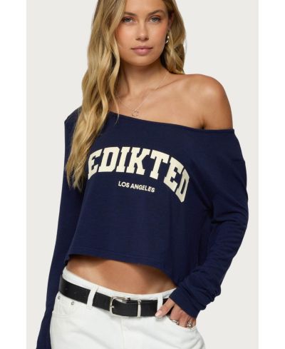 Edikted Women's La Babe Off Shoulder Top