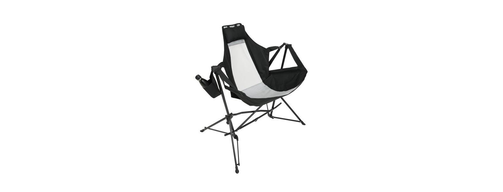 2 Pack Adjustable Hammock Camping Chairs with Cup Holder and Carry Bag