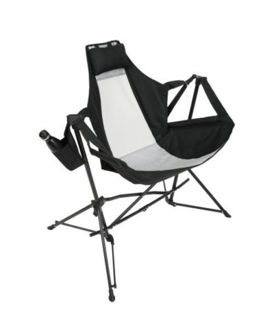 2 Pack Adjustable Hammock Camping Chairs with Cup Holder and Carry Bag
