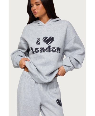 Женское худи I Heart London Edikted