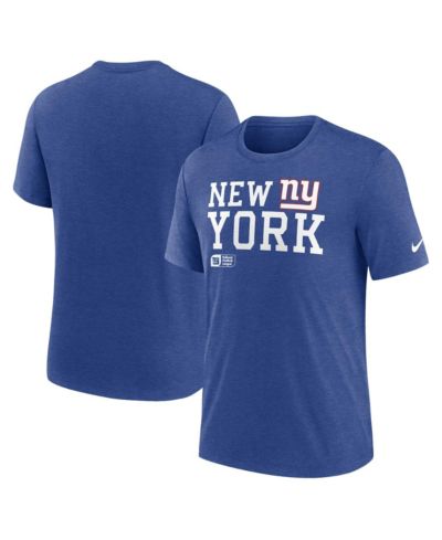 Мужская футболка Nike New York Giants Overlap Lockup Tri-Blend Royal
