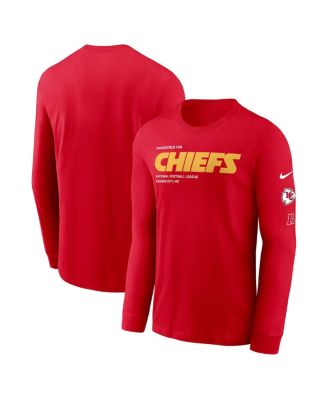 Мужская футболка Nike Red Kansas City Chiefs Play to Win Essential с длинным рукавом