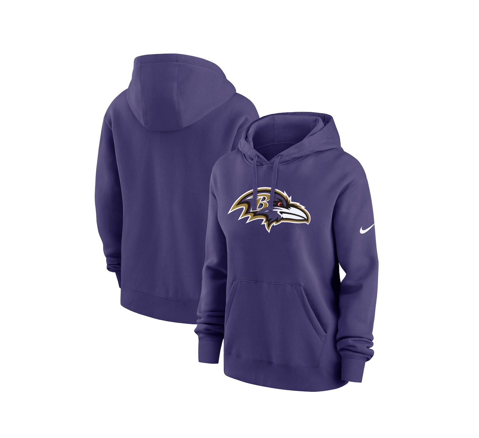 Nike Women's Purple Baltimore Ravens Club Fleece Pullover Hoodie