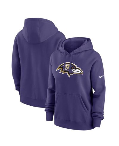 Nike Женский фиолетовый худи Baltimore Ravens Club Fleece Pullover Hoodie