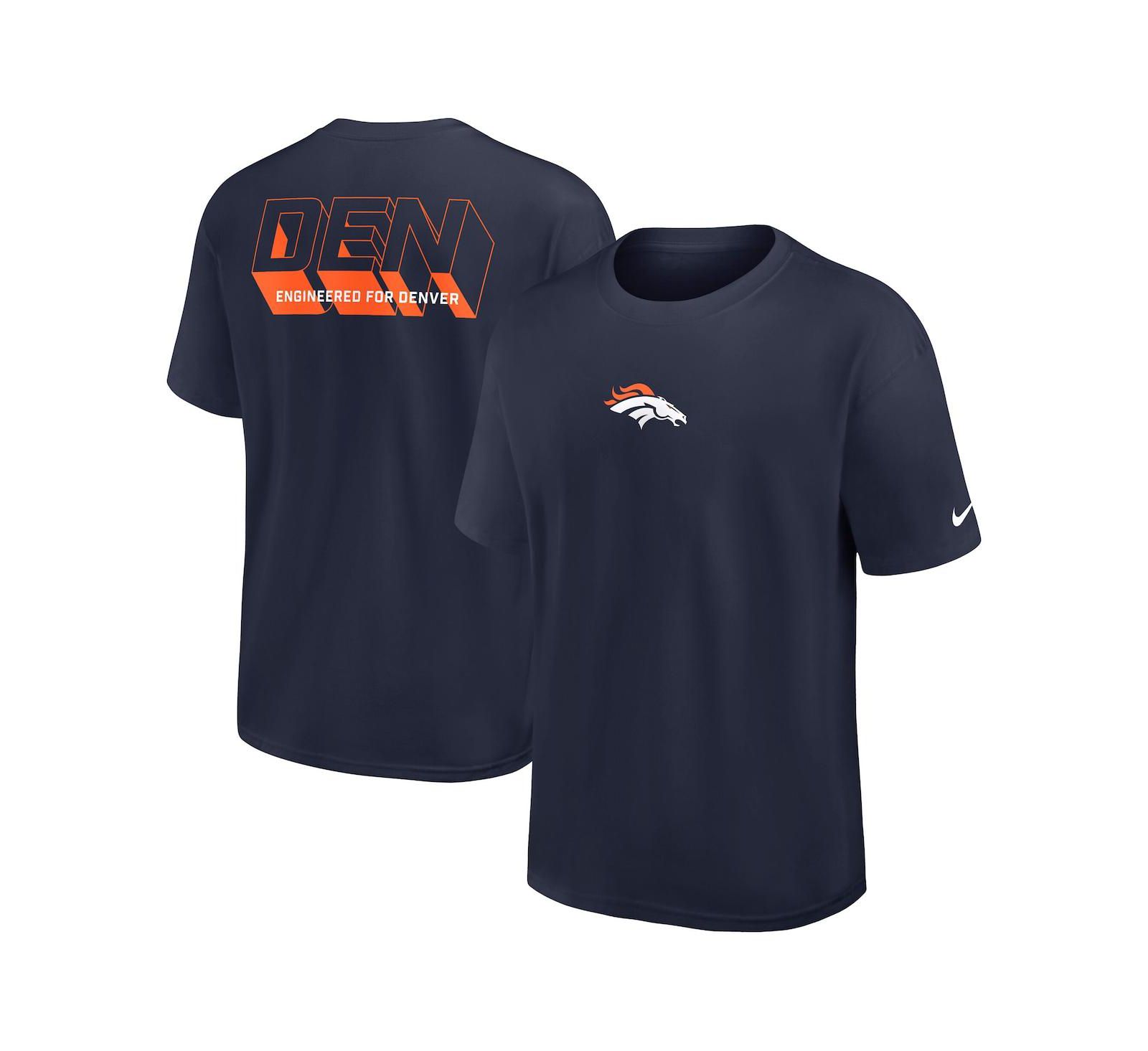 Мужская футболка Nike Denver Broncos Dominate The Game Essential Max90, Navy