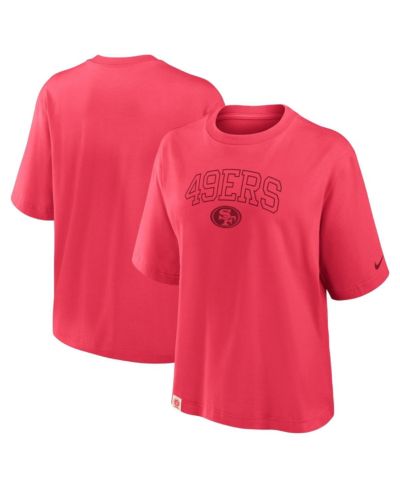 Женская футболка Nike Scarlet San Francisco 49ers Glory Arch Boxy