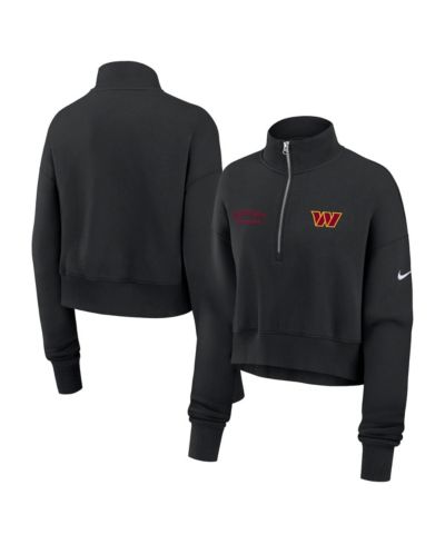Nike Women's Black Washington Commanders Primetime Phoenix Half-Zip Sweatshirt