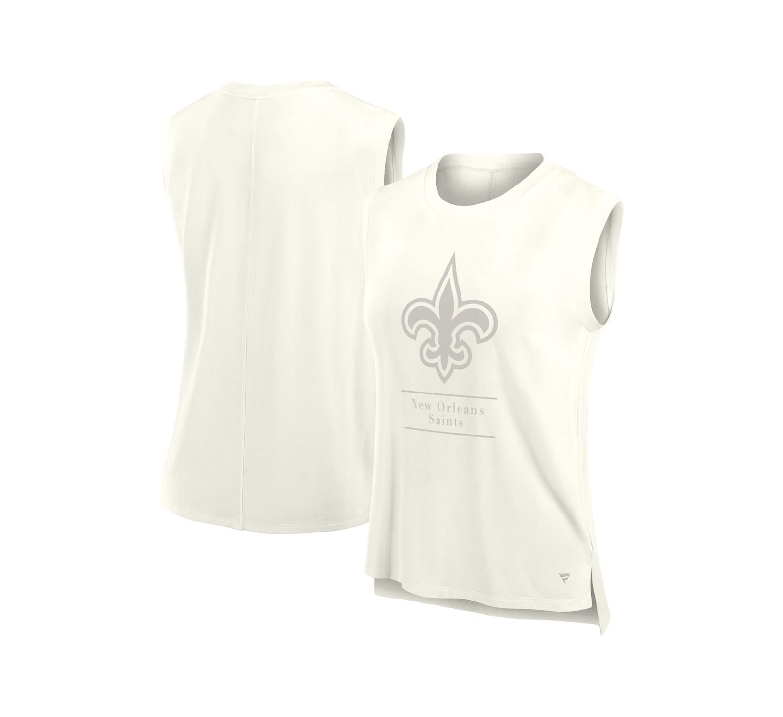 Женский топ Fanatics New Orleans Saints Studio Embrace Cream