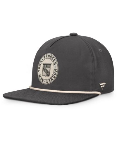 Fanatics Мужская регулируемая кепка New York Rangers Closer, угольный цвет