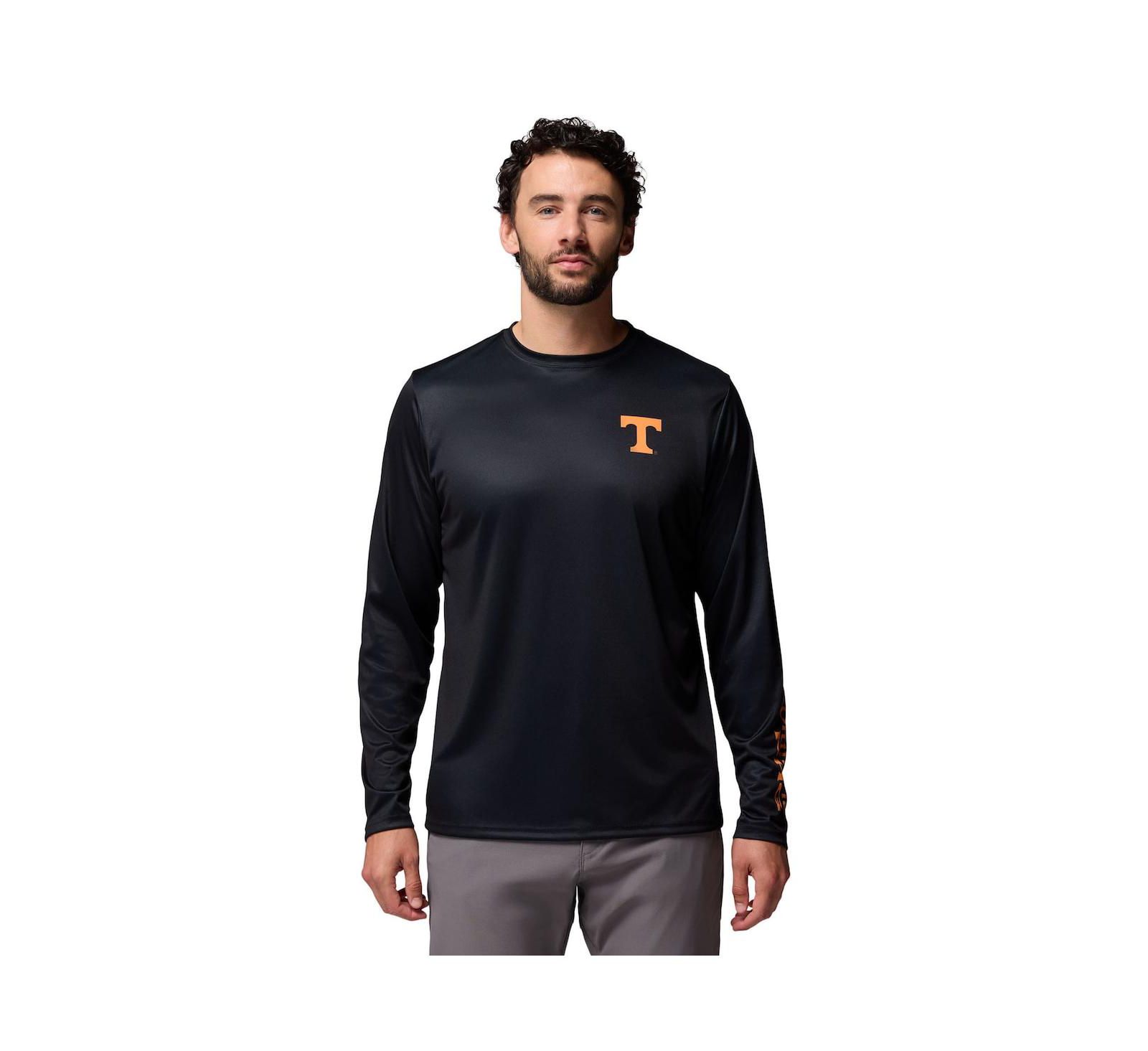 Columbia Men's Black Tennessee Volunteers PHG Terminal Shot 3-Hit Long Sleeve T-Shirt
