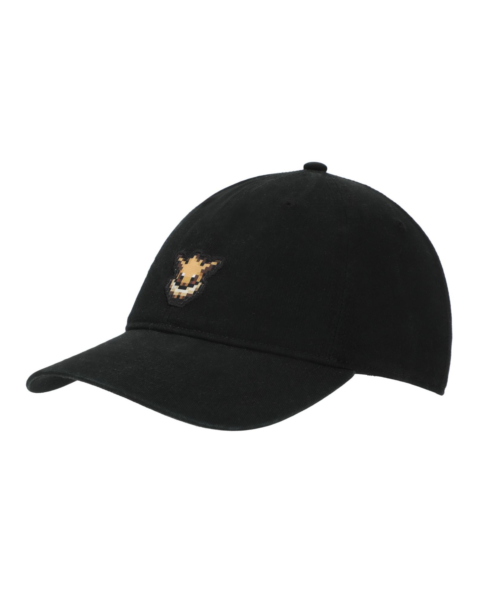 Pokemon Eevee Printed Patch Black Unstructured Baseball Cap