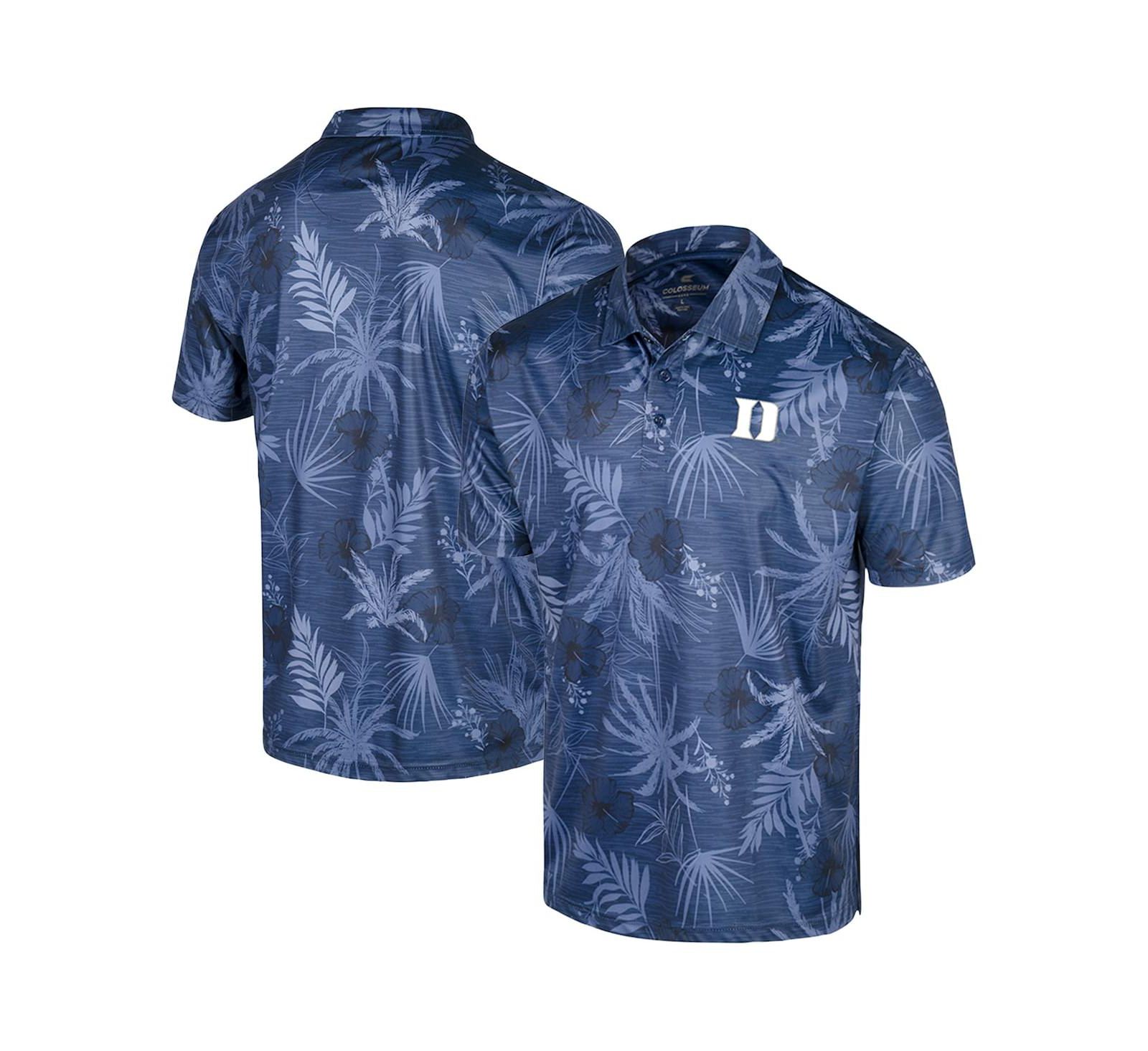 Colosseum Men's Royal Duke Blue Devils Palms Team Polo Shirt