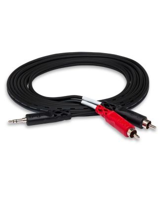 Hosa Technology Hosa CMR-206 кабель 3.5 мм TRS на двойной RCA стерео, 6 футов, черный