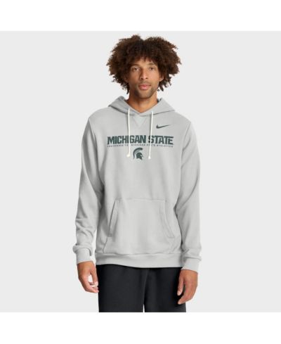 Nike Men's Gray Michigan State Spartans 2025 Sideline Standard Issue Dri-FIT Hoodie