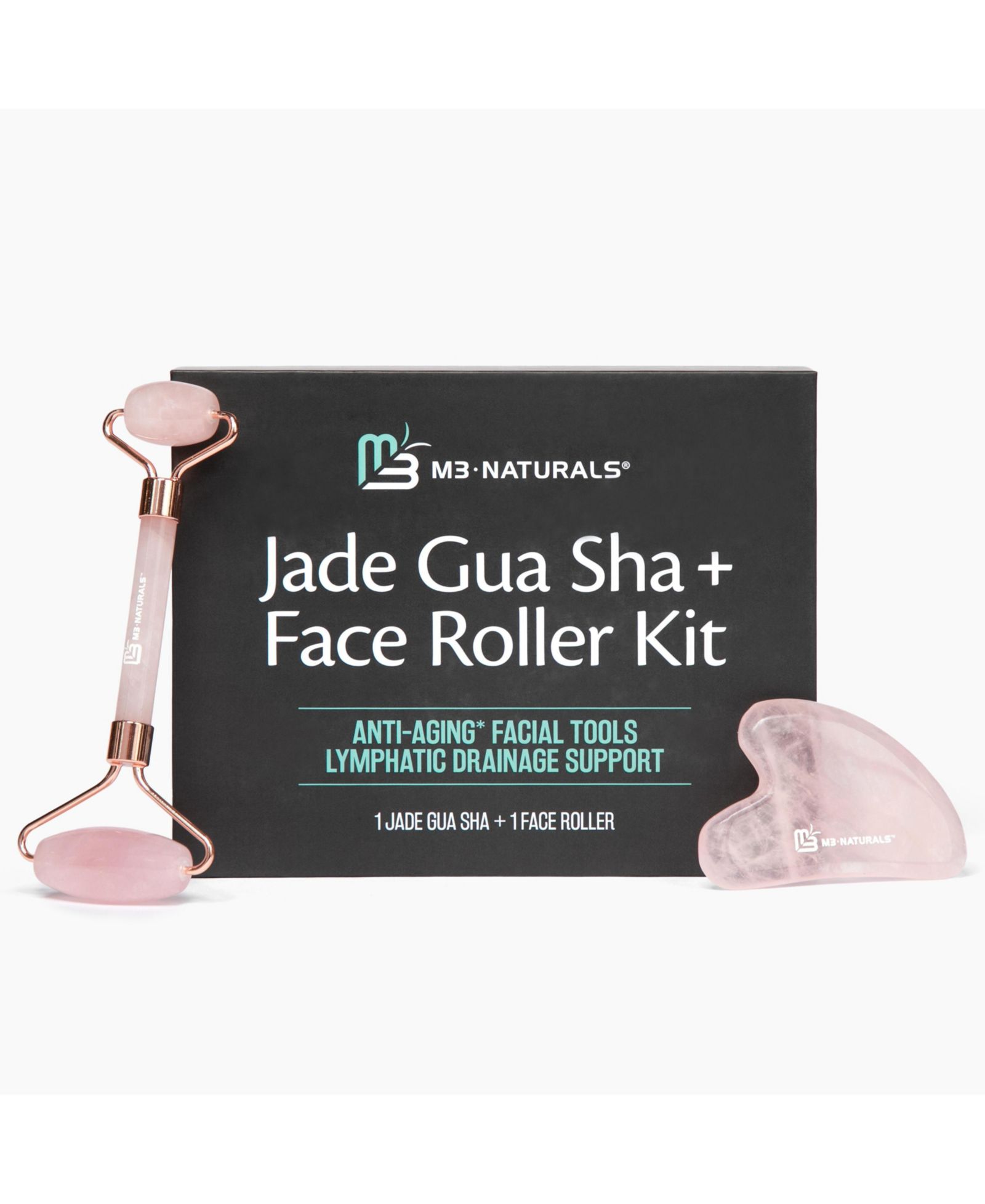 M3 Naturals | Набор Gua Sha + роллер для лица