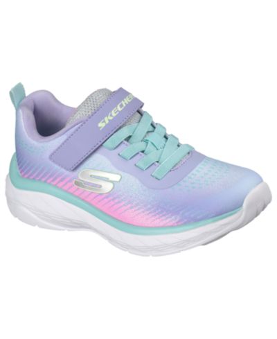 Skechers Little Girls Boundless - Color Blitz Fastening Strap Casual Sneakers from Finish Line