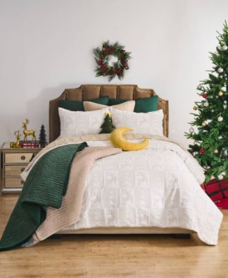 Набор покрывал Greenland Home Fashions Reindeer Games Holiday Matelassé 2-Pc. Coverlet Set, Twin