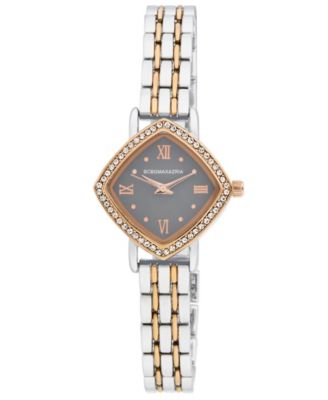 BCBGMAXAZRIA Women's Diamond Case Crystal Bezel Bracelet Watch, 27mm